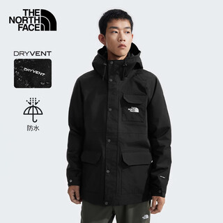 The north face men's outdoor waterproof and breathable single-layer jacket 88ra black/4h0 xl