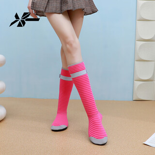 Yosoci diving shoes and socks non-slip beach shoes high-top cold-proof snorkeling socks upstream swimming anti-cut anti-slip men and women qcb3703 rose red 36-37