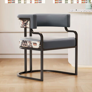 Yahanya nail art chair customer-specific makeup chair single back sofa chair bedroom dressing table stool