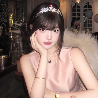 Bbs birthday crown bridal hairband photography props 18 years old adult gift princess proposal certificate flowery sparkling diamond 14cm