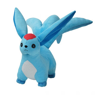 Final fantasy world 15 gemmon figure 14 peripheral plush pillow doll toy figure animation blue 36cm (with tail)