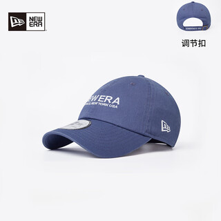 New era new spring and summer new letter logo embroidered sunshade baseball cap for men and women, duck cap, fashionable and authentic 14388245 blue adjustable