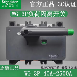 Schneider load isolating switch wg 3p 63a100a/160/250/400/630/800a knife wg 3p 250a cabinet operation (type 315)