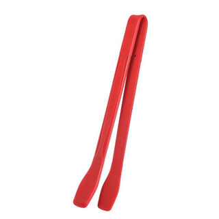 Thick skin orange same style food grade silicone food tongs kitchen high temperature resistant steak barbecue stall barbecue baking red tilted silicone food tongs
