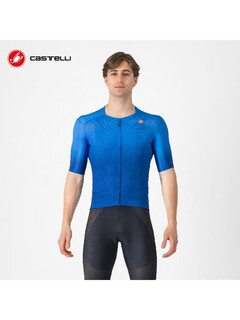 Castellicastelli scorpion 25 new cycling jersey short-sleeved tops men's light and comfortable road bike bicycle sweatshirt 458 blue s