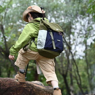 Lugeli children's backpack outdoor travel boys and girls spring and autumn tour mountaineering bag travel lightweight backpack primary school bag children's mountaineering bag color matching