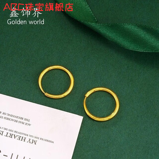 Abc old phoenix 999 color earrings women's gold earrings new 2025 temperament earrings for gifts 2cm earrings