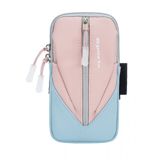 Tfo competition-level women's cross-country running mobile phone arm bag sports outdoor fitness arm bag outdoor wrist bag powder blue