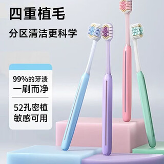 Raoyi luxury thin wide head toothbrush soft bristles adult men and women couple home toothbrush travel portable toothbrush 1