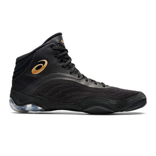 Asics splitelite professional wrestling shoes indoor fitness weightlifting fighting deadlift shoes gym black gold 1081a050-002 43.5 us10h(275)