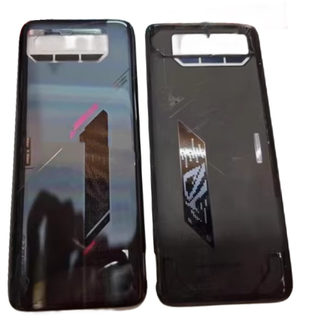 Asus adapts to asus asus rog6pro original back cover mobile phone glass back case battery cover dimensity rog6 back cover black 99 new without frame shell