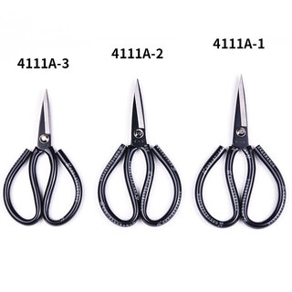Zhang xiaoquan industrial scissors, garden scissors, sharp leather cutting, sewing scissors, curtain cloth scissors, cloth scissors, clothing scissors, black medium size 4111a-2, length 18.5cm, single pair