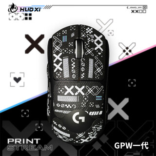 Fire rhinoceros gpw1 generation mouse anti-slip stickers bullshit king generation stickers sweat-absorbent anti-slip anti-scratch e-sports gaming mouse stickers gpw generation black printing all-inclusive