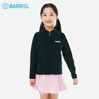 Barrel korea 2025 new children's zipper surfing suit sun protection swimsuit jellyfish suit wetsuit for boys and girls black 130