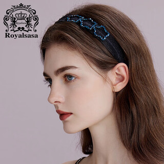 Royal sasa royal salsa headband wide-brimmed headband imitation crystal lace fabric star hairpin hairpin head jewelry head flower