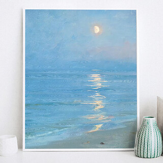 Giftiff creative poster decorative core sticker b&b living room bedroom entrance summer night breeze 25*20cm