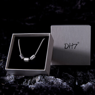 Yibiy2025 latest small waist transfer bead necklace men's trendy high-end pendant men's 520 gift three-circle necklace chain length 55+5cm