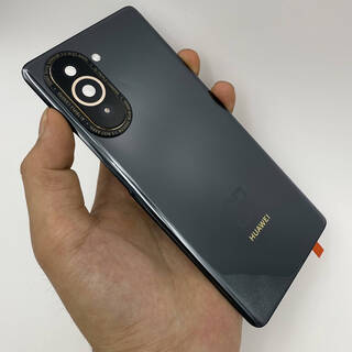Huawei's new huawei nova10pro original mobile phone disassembly back cover battery cover 10 external screen rear shell original glass cover nova10 obsidian black disassembly back cover