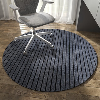 Qiqijia round floor mat office computer chair mat swivel chair foot mat bedroom carpet hanging basket study roller anti-slip mat