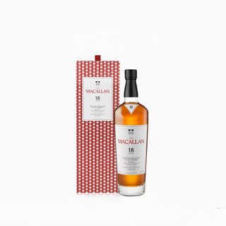 Macallan (macallan) official scotch single malt whiskey speyside edington imported wine 18-year-old double sherry barrel 700ml new packaging