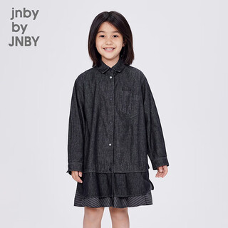 Jnby by jnby new jiangnan buyi children's dress 24 autumn girls 1o7g12150 990/denim black 160cm