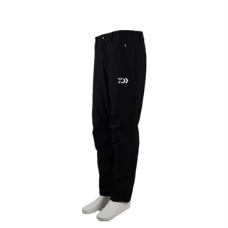 Dayiwa autumn and winter waterproof fleece fishing pants are windproof, rainproof, warm and wear-resistant men's trousers, black 2xl 180jin jin is equal to 0.5kg 190jin jin is equal to 0.5kg (card code is smaller)
