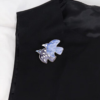 Companion blessing japan kyoto classic asuka enamel drop glaze brooch corsage