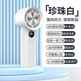 Pet dog special mouth hair dryer mini facial hair blower bichon teddy handheld bath artifact t100-s high speed fan - white power 5w