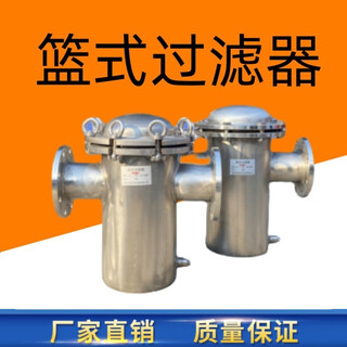 Oluoxun customized 304 stainless steel basket filter blue filter pipe filter cartridge natural gas industrial filter dn50