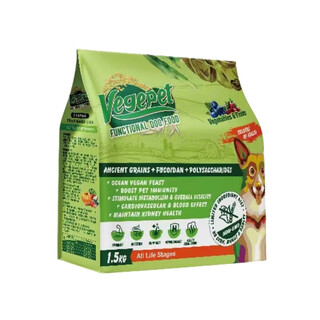 Oimgvegepet vegetarian grain-free universal functional dog food dog food vegetarian food teddy corgi bichon oil control seaweed 1 point 5kg