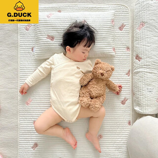 G.duckkids crib sheets spliced bed li pure cotton type a children's baby mattress newborn bedding supplies for all seasons rabbit bed sheet 130*70cm