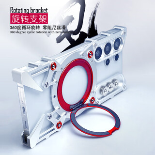 Dazzling samsung s25ultra mechanical arm rotation s24ultra mobile phone case with stand s23ultra metal frame s22u aluminum alloy frame iron frame s21uitra magnetic suction upgraded mechanical rotating stand black lanyard + frameless + car magnet 1 samsung s25 edge