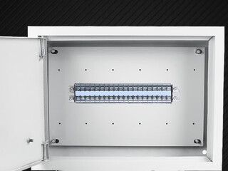 Exposed terminal box module box 200*300*80 weak current junction box 30*40*10 can be equipped with 20 terminal blocks, 300*300*100 can be equipped with 20 terminal blocks