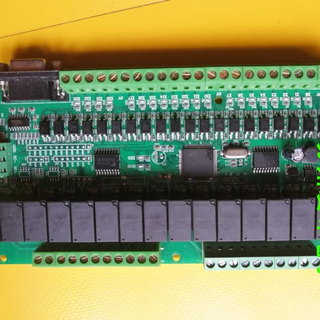 Rs232 rs485 io expansion board stm32 relay board plc board 20 inputs and 16 outputs c language self-programming