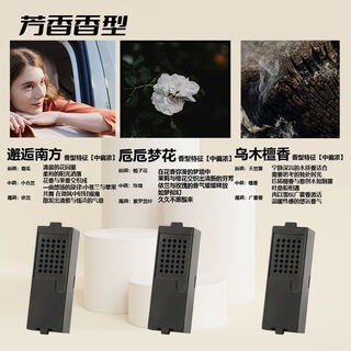 Clcey is suitable for huawei wenjie m7 fragrance block m5 car fragrance replacement core original shell m7 model 1 including shell + chip three pack 90