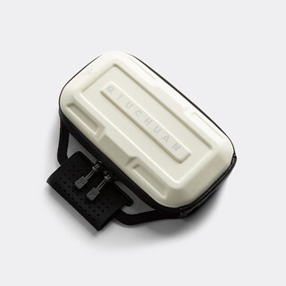 Shantou lincun running mobile phone arm bag mobile phone bag clutch cover women's wrist fitness men's equipment sports mobile phone arm cover mineral white