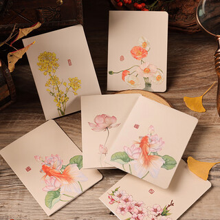 10 doroch chinese style greeting cards, christmas, thanksgiving greeting cards, birthdays, handmade diy flowers, postcards, blessing gifts