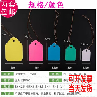 Ben xinnong gardening label flower tag plant tag seedlings tag succulent label plastic label flower tag 3.6 2.5 white 100 sheets