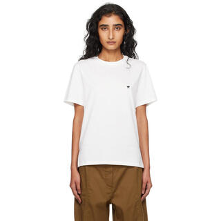 Max mara light luxury women's white ve t-shirt white 20 | l