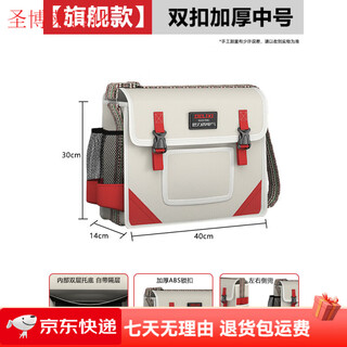 Rsrddy electrical electrician cross-body tool bag strong and thickened wear-resistant canvas shoulder repair storage bag electrical-double buckle thickened medium size