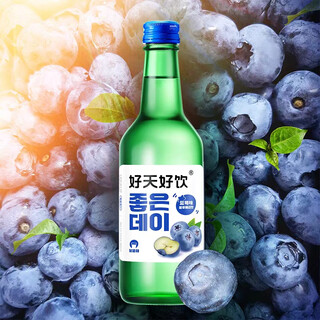 Goodday soju 360ml 13.5% blueberry flavor imported from korea tipsy low alcohol alcohol