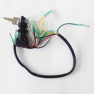 Huili is suitable for yamaha outboard speedboat front-operated remote control box electric door lock start key assembly switch