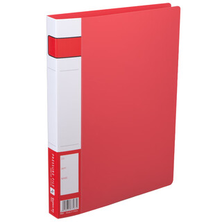 Comix a603-x office essential lightweight clip a4 long hold clip chinese red (15 pieces)