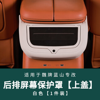 Clcey is suitable for wei brand lanshan 25 smart driving version rear air-conditioning protective cover anti-kick plate special interior upgrade lanshan-rear air-conditioning protective cover upper cover rice
