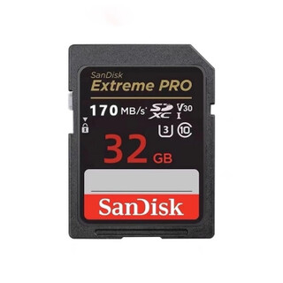闪迪（SanDisk）闪迪sd卡128g专用微单反佳能尼康ccd相机v30高速U3存储卡 32G 官方标配