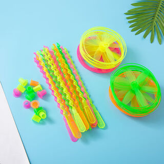 科纳达（KENADA）手推飞碟飞盘竹蜻蜓飞天仙子儿童塑料玩具户外亲子货源儿童玩具 手推飞碟10套混色