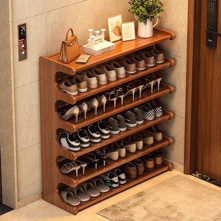 Yimo shoe rack simple home door multi-layer entry shoe cabinet living room small dormitory storage rack six layers 80