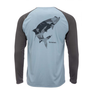 Simms new simms fishing clothing outdoor summer long-sleeved sun protection t-shirt quick-drying breathable luya fishing clothing ice silk fsimmcx2341510 m