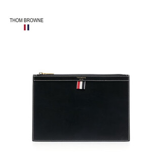 Thom browne fw23 light luxury men's blue wallet blue one size
