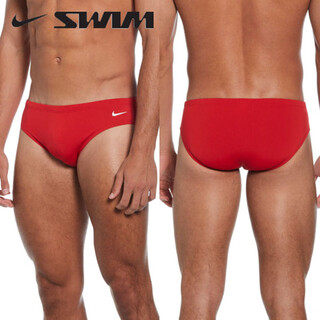耐克耐克大学红男士三角游泳裤专业训练比赛时尚泳衣2025 大学红 均码 (24)